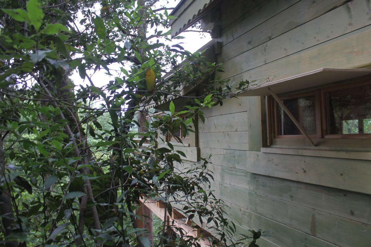 Les Cabanes Dans Les Bois Logis Hotel Villedubert Esterno foto