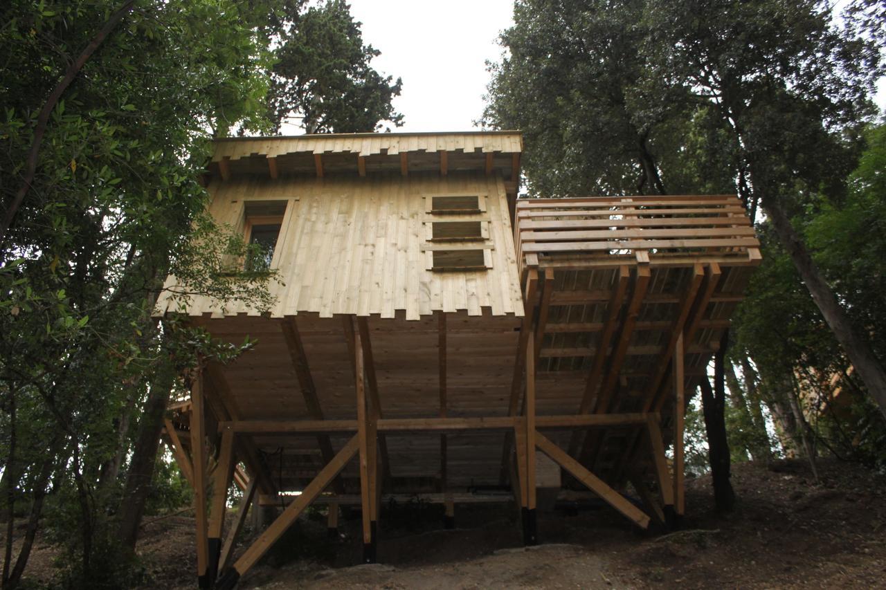 Les Cabanes Dans Les Bois Logis Hotel Villedubert Camera foto